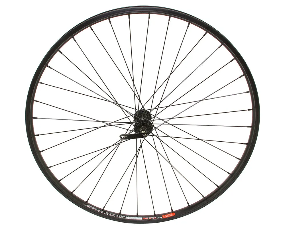 27.5 ALLOY FRONT WHEEL 36 SPOKE 14GBLACK 3/8 Q.R/AXLE DOUBLE WALL BLACK Live4Bikes