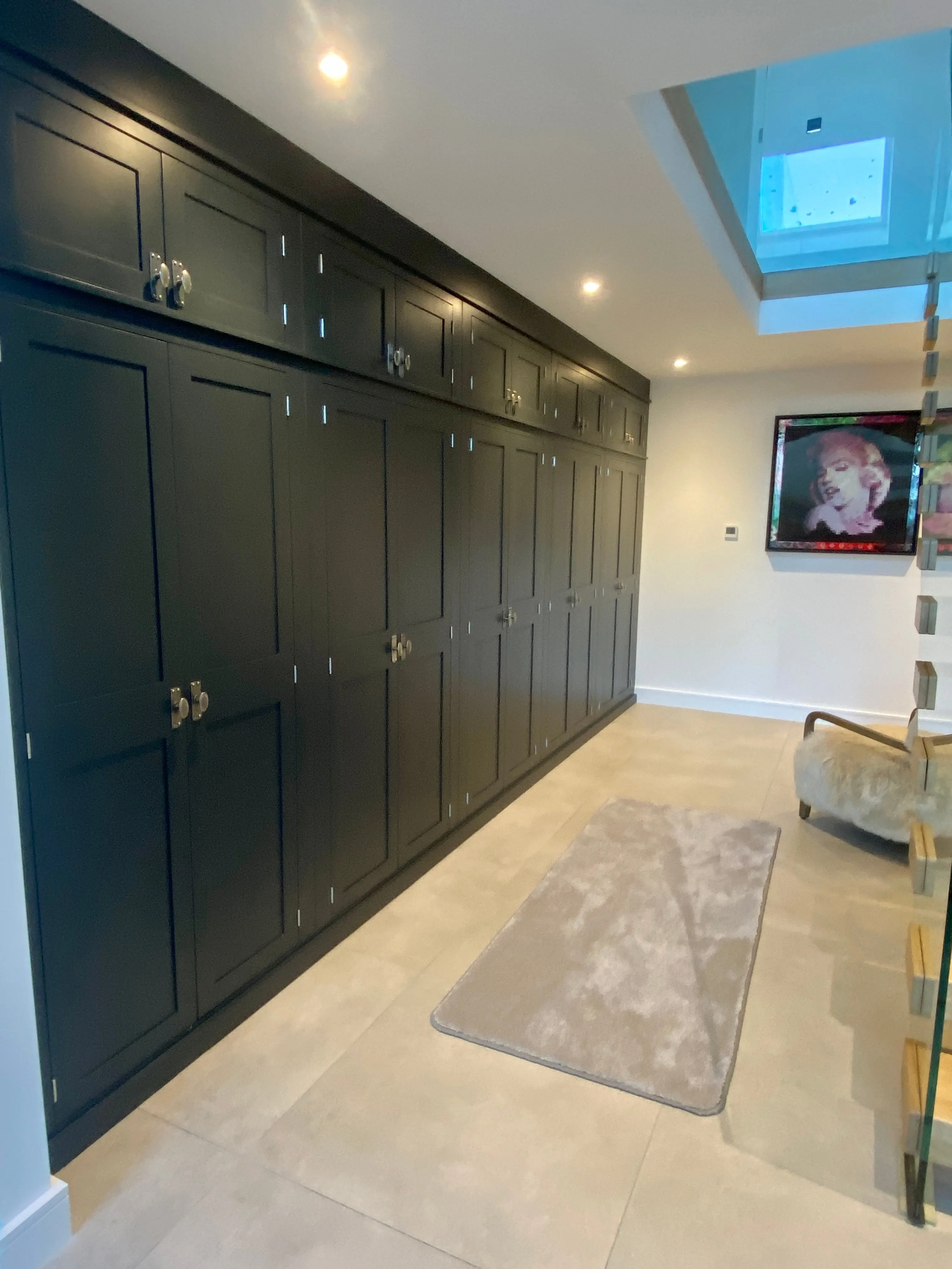 **5 Door Hall Coat & Shoe Storage Cupboard with Extra Top Storage (35 cm deep)