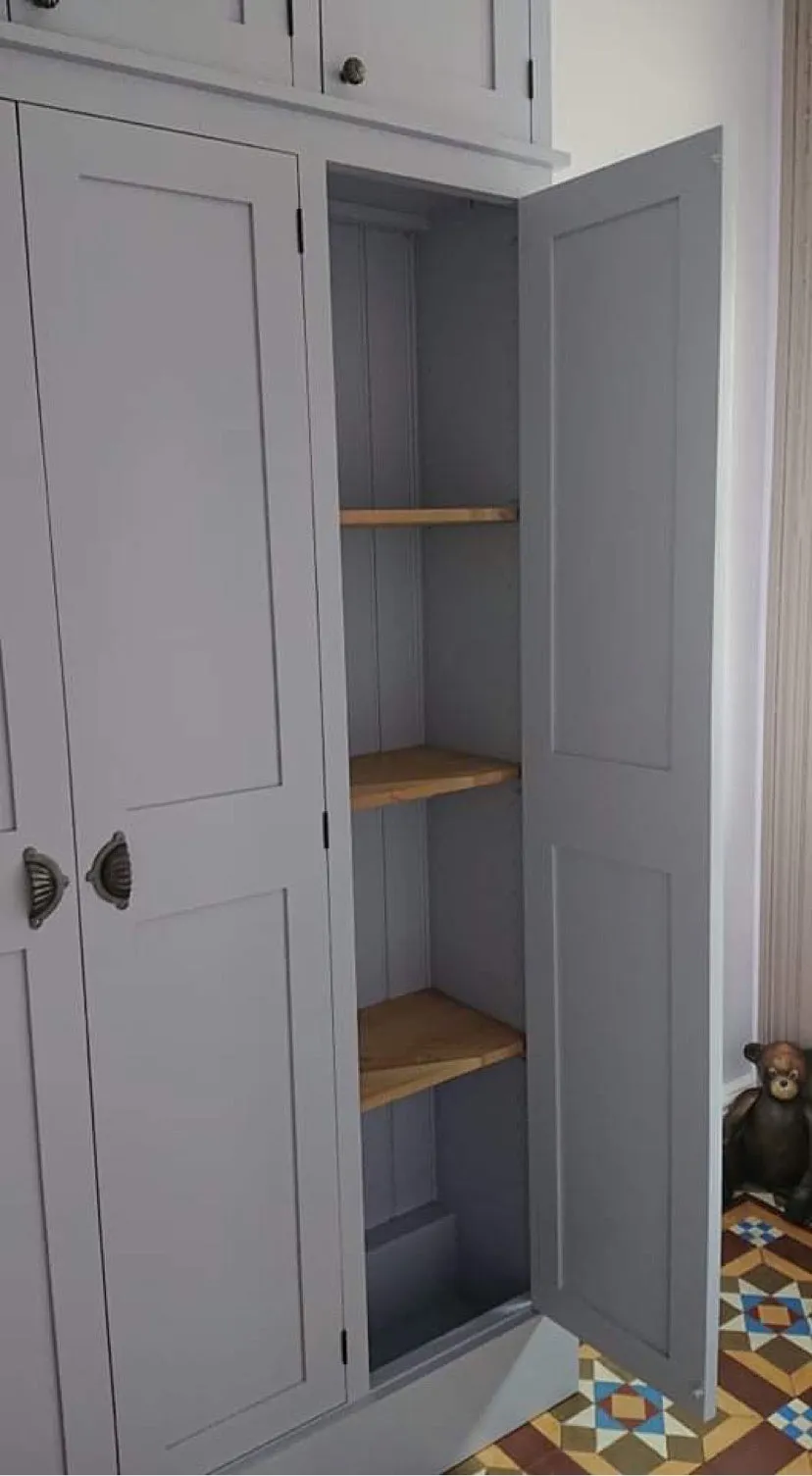 **5 Door Hall Coat & Shoe Storage Cupboard with Extra Top Storage (35 cm deep)