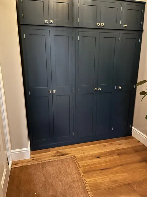 **5 Door Hall Coat & Shoe Storage Cupboard with Extra Top Storage (35 cm deep)
