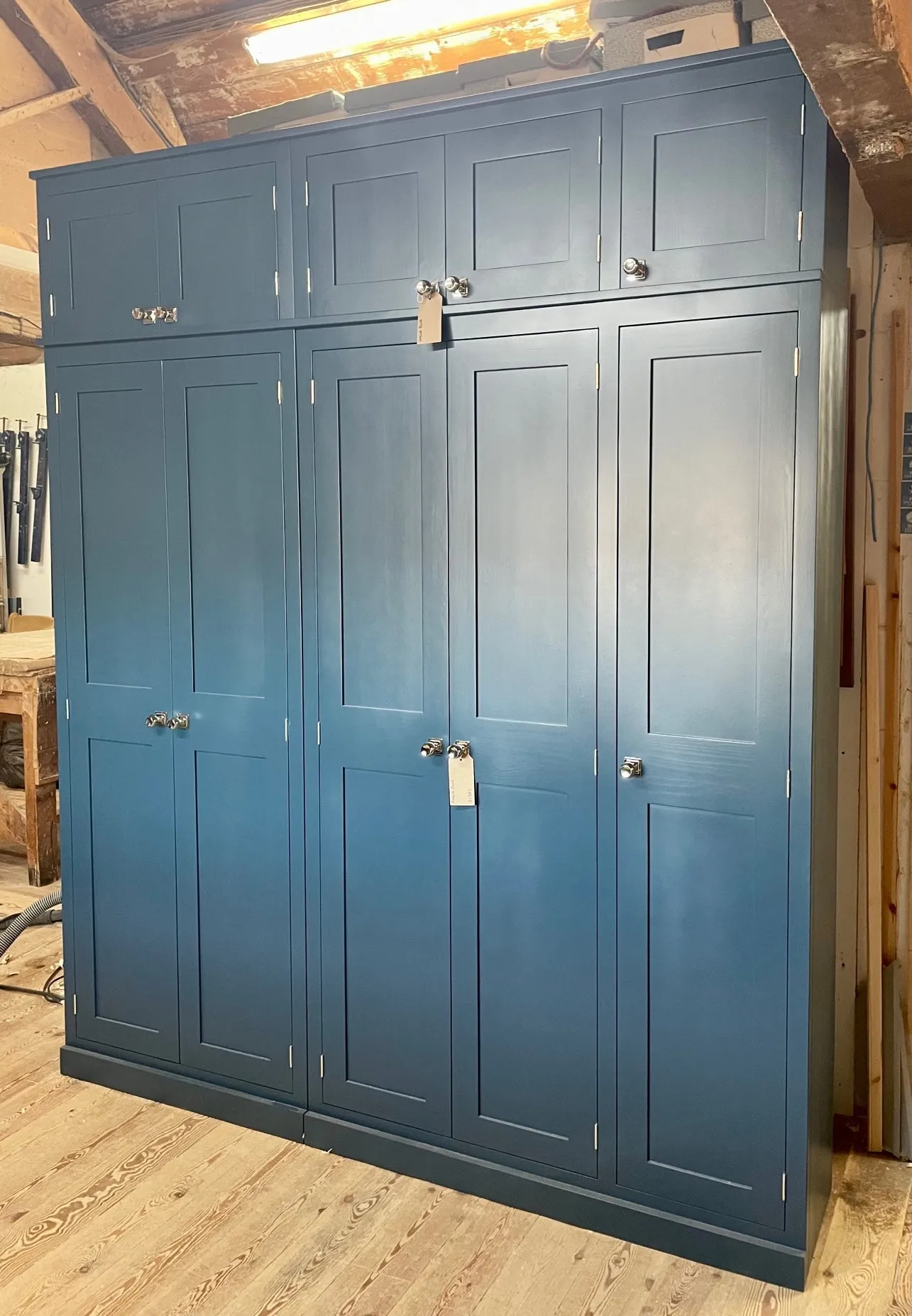 **5 Door Hall Coat & Shoe Storage Cupboard with Extra Top Storage (35 cm deep)