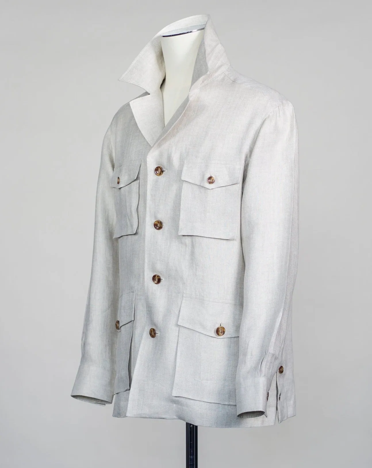Avino Herringbone Sahariana / Light Beige