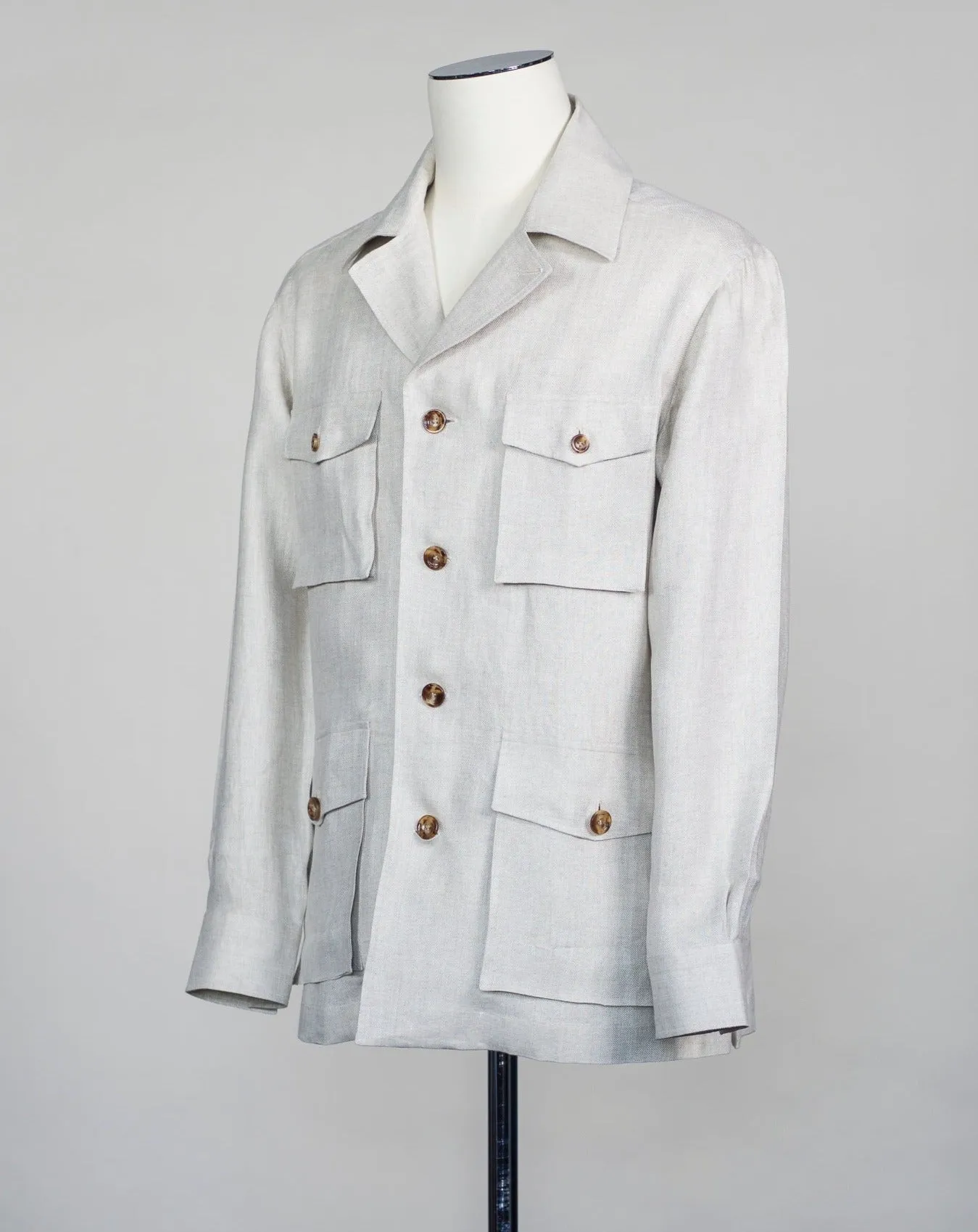 Avino Herringbone Sahariana / Light Beige