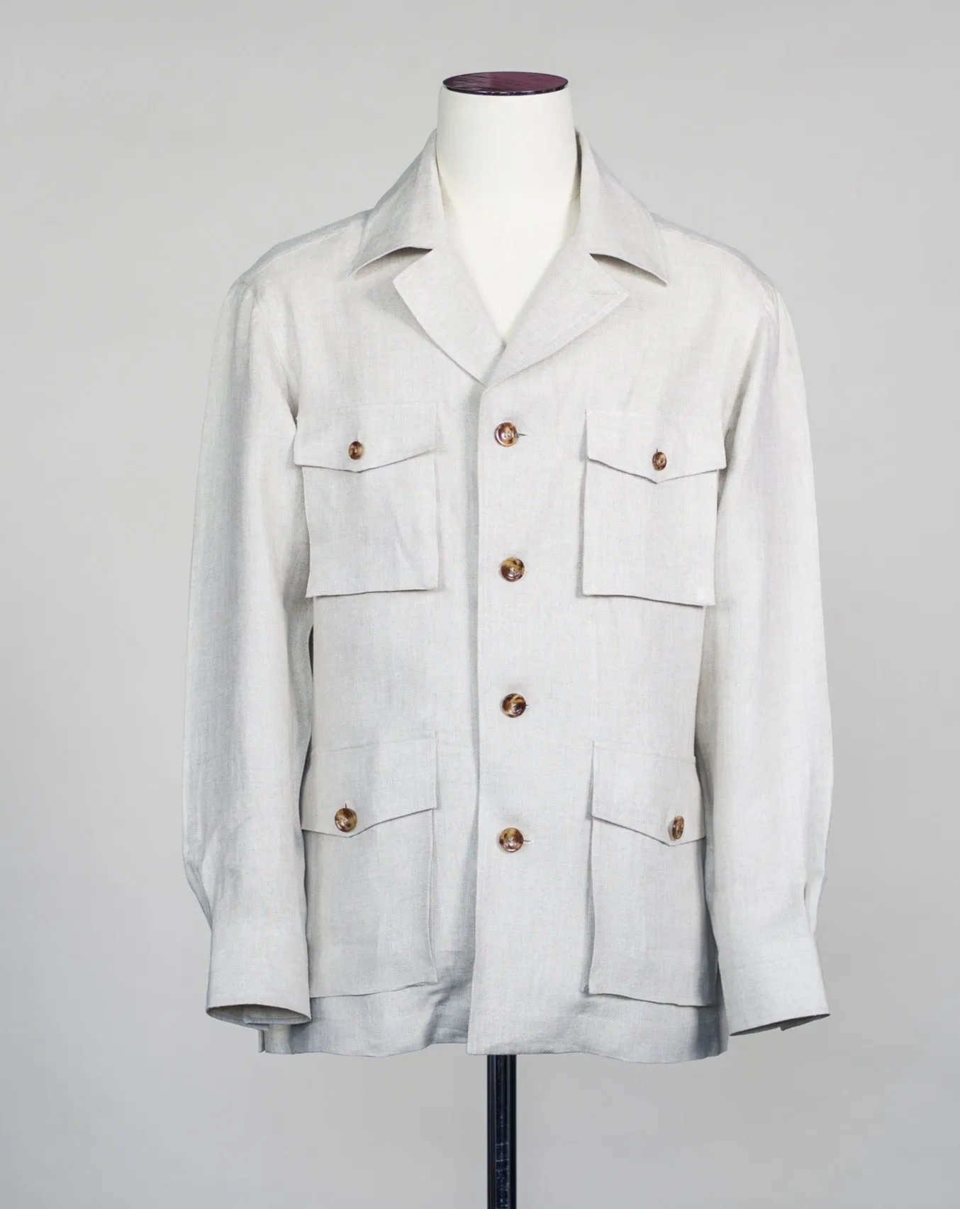 Avino Herringbone Sahariana / Light Beige