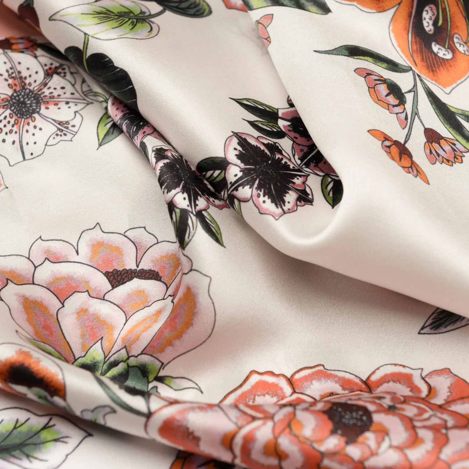 Bella - Silk Scarf/Shawl - Rose