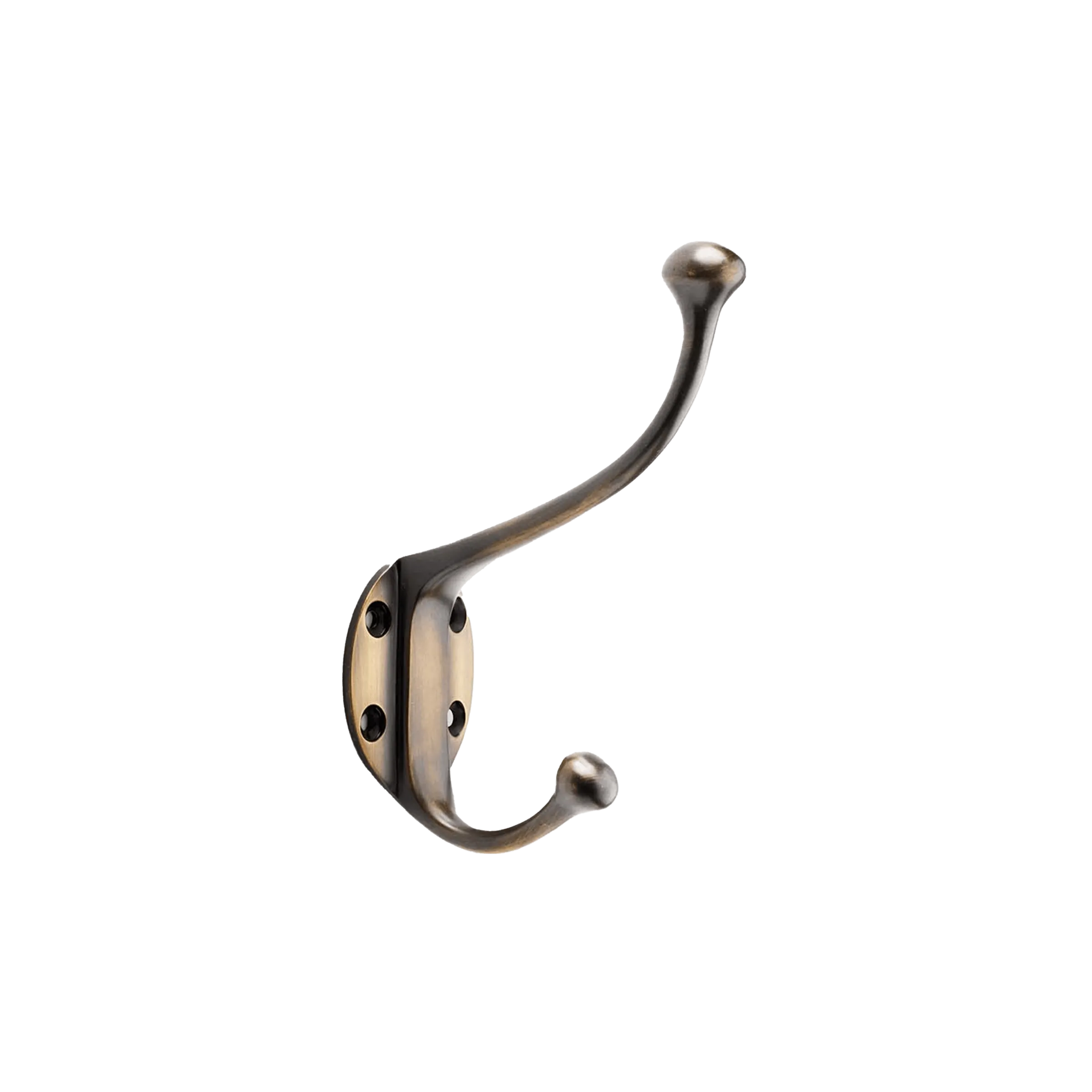 Brass Double Hat & Coat Hook