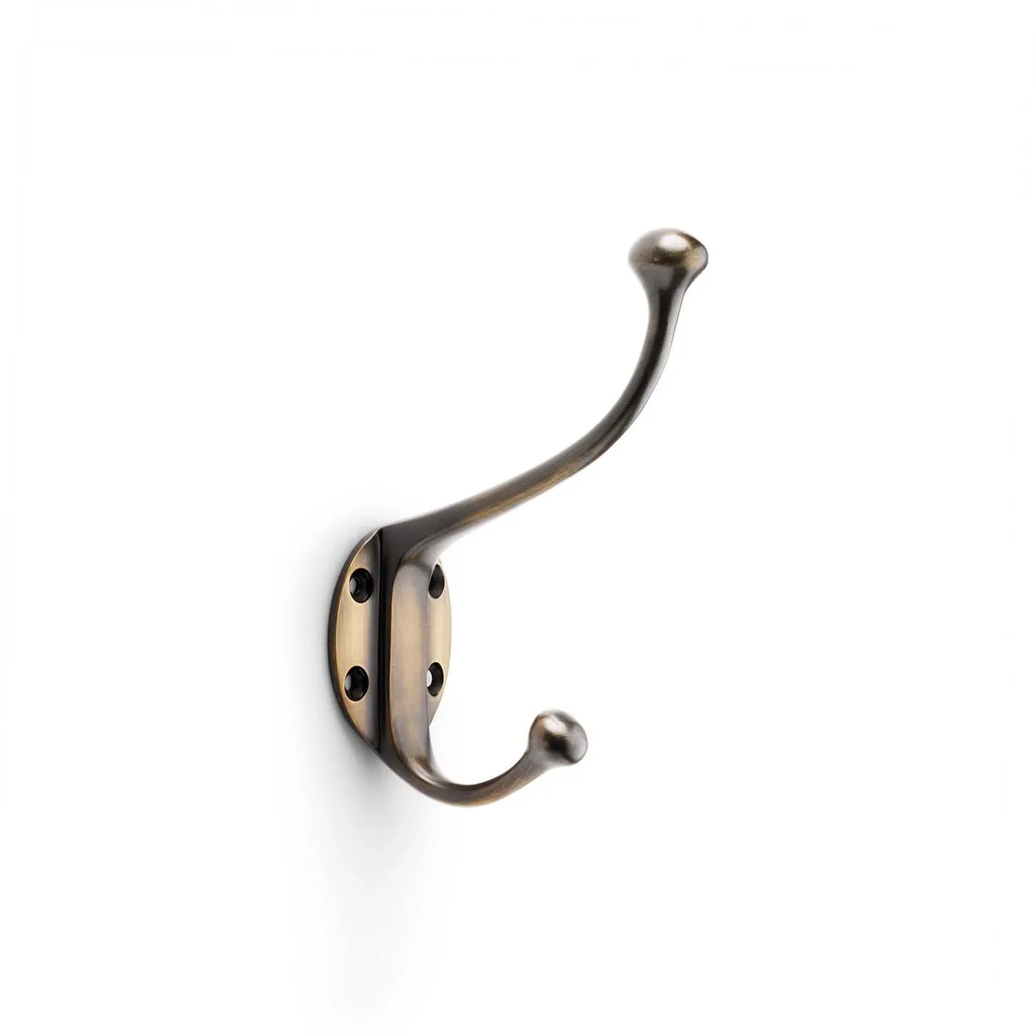Brass Double Hat & Coat Hook