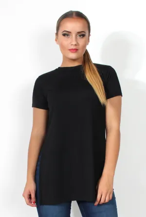 Cadence Black Cross Back Top