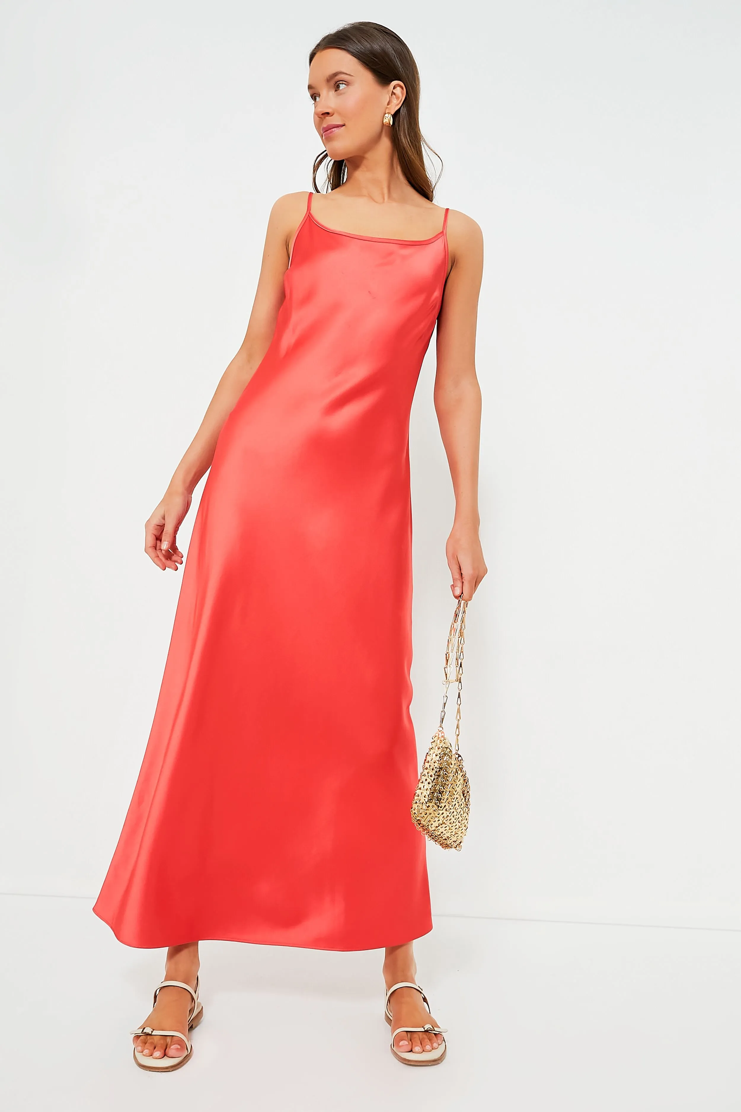 Coral Haley Slip Dress