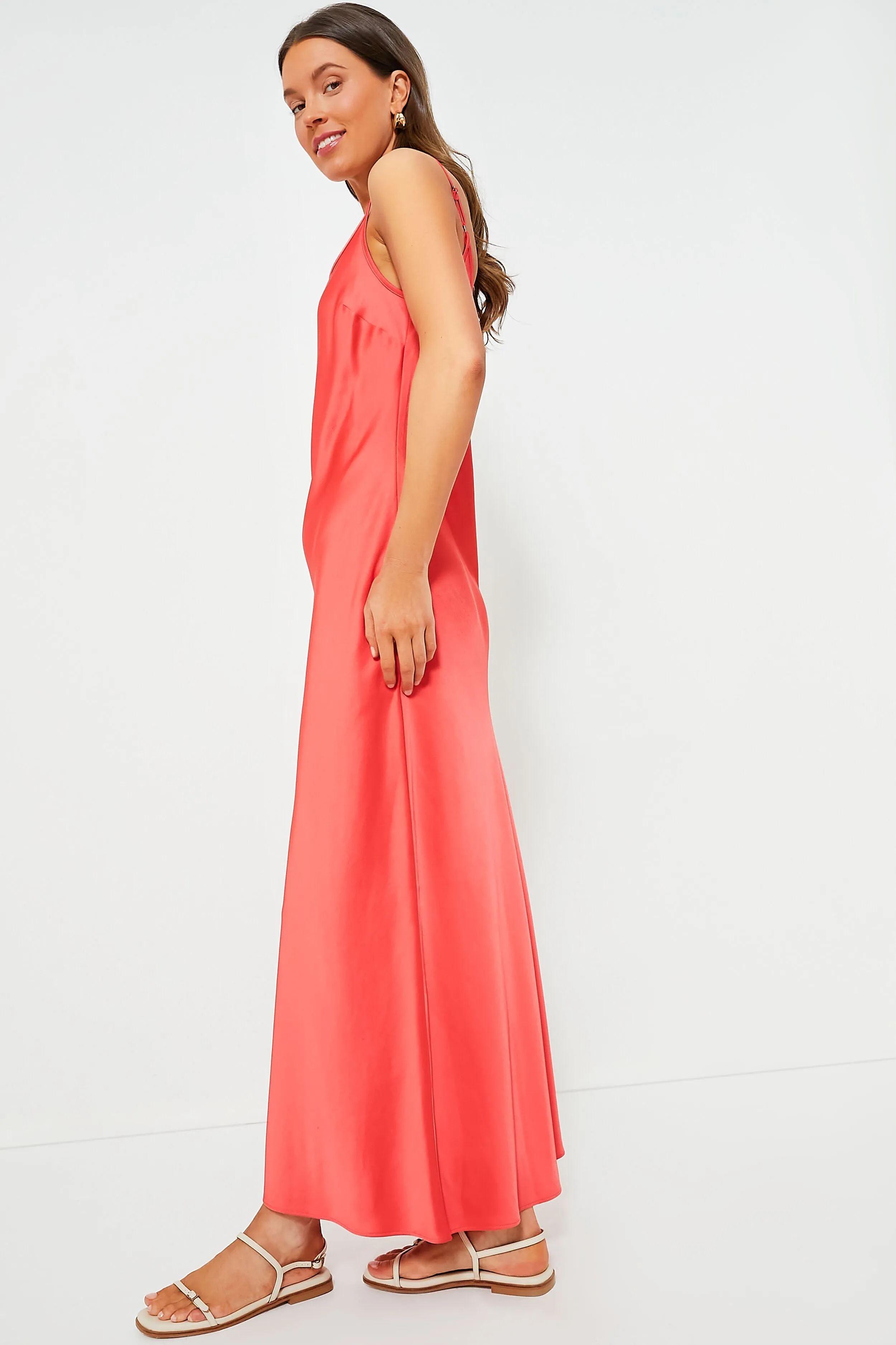 Coral Haley Slip Dress