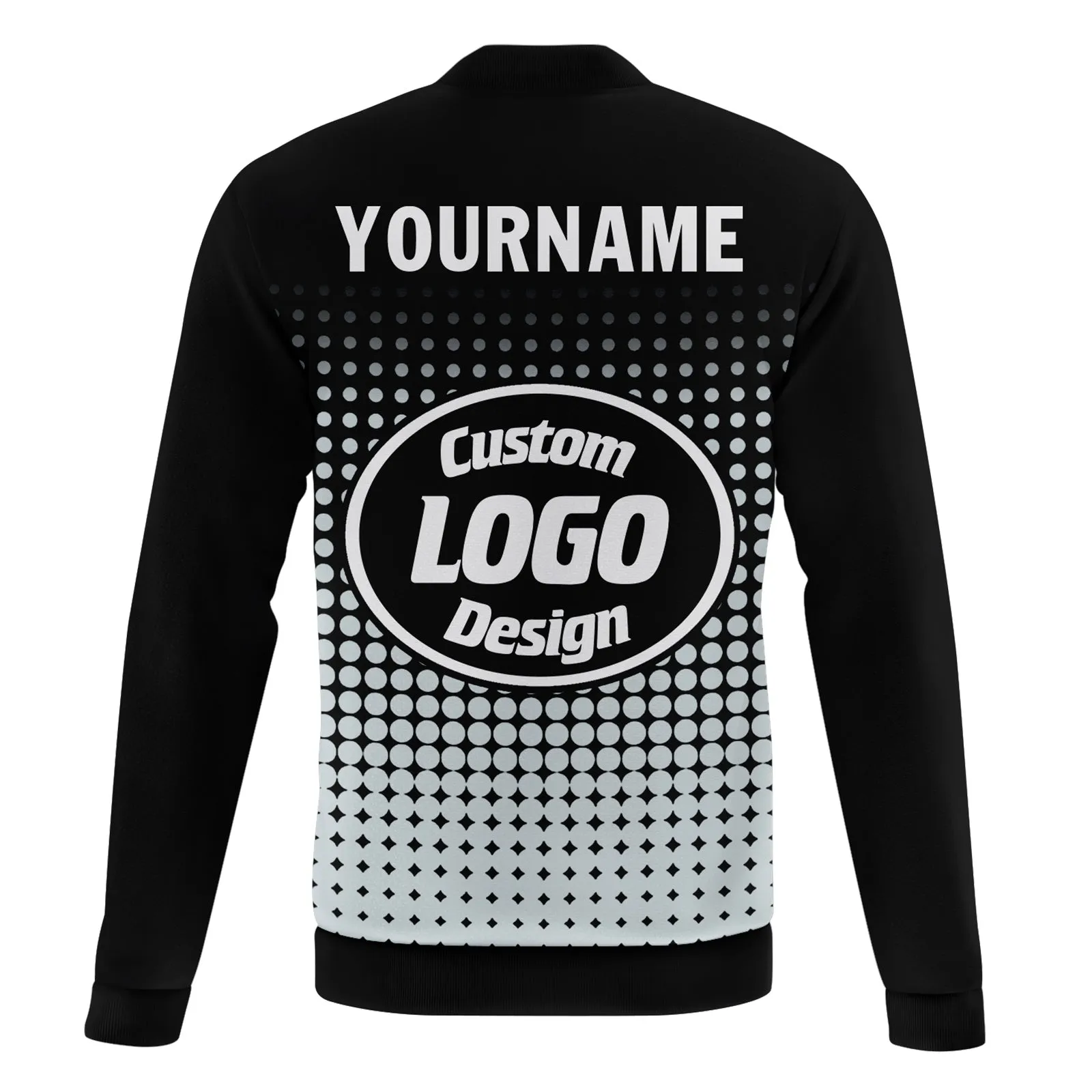 Custom Jacket Bomber Full-Snap Varsity Letterman Personalized Jacket PR092-D020346-3