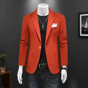 Elegant Wedding Emcee Suit Jacket with Stylish Stage Design
