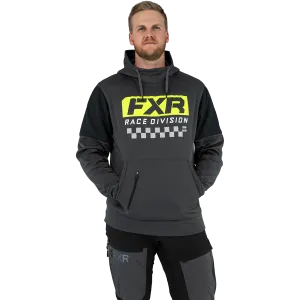 FXR Race Division Tech Pullover Fleece Char Heather/Hi Vis
