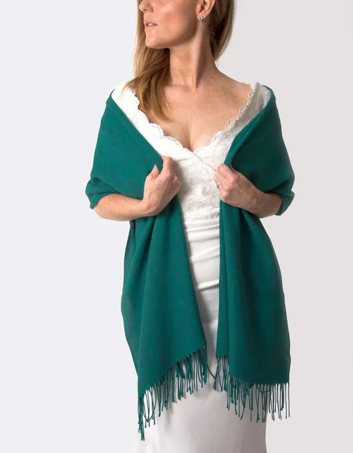 Green Wedding Pashmina
