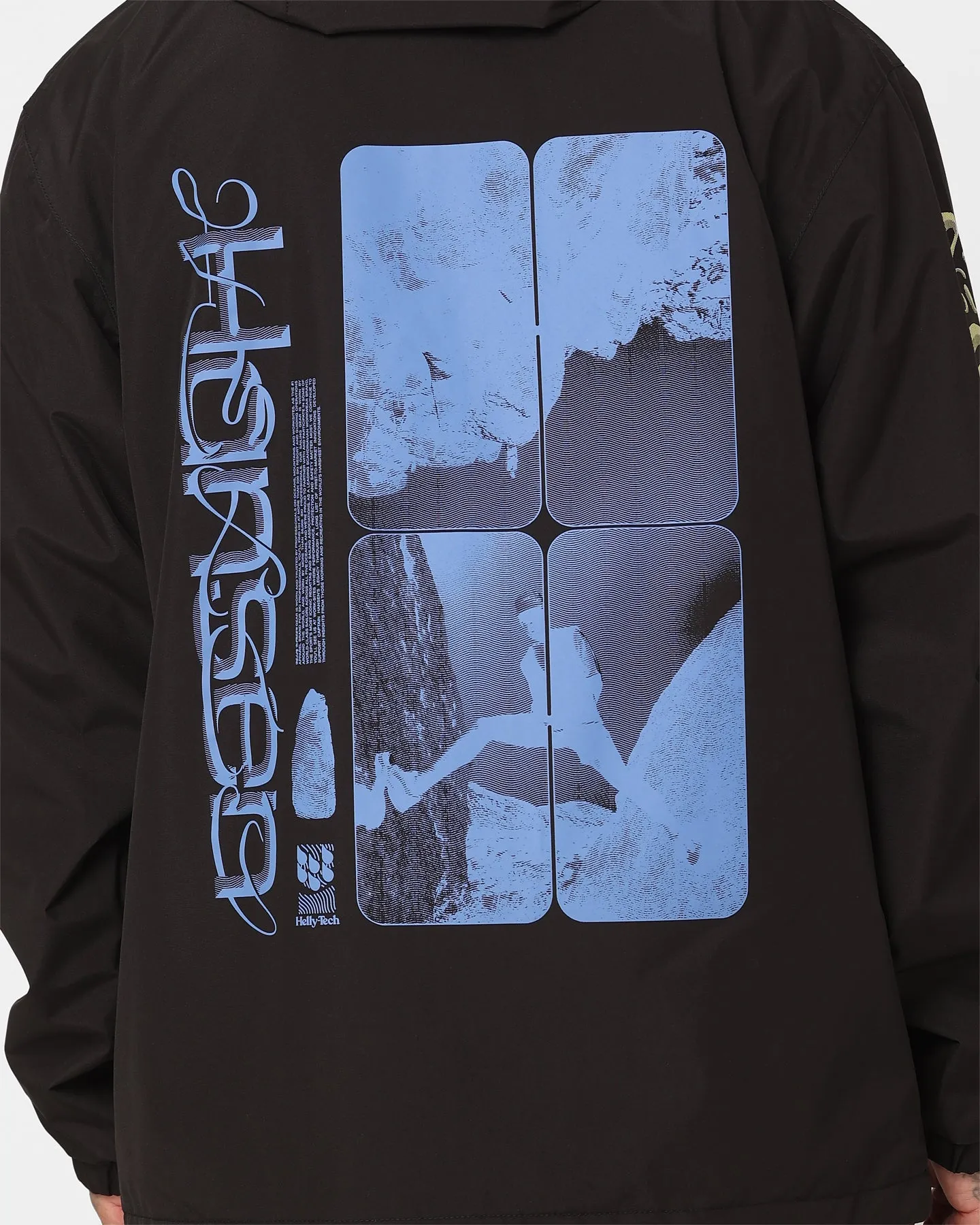 Helly Hansen X Even Suseg Play Oversized Rain Jacket 990 Black
