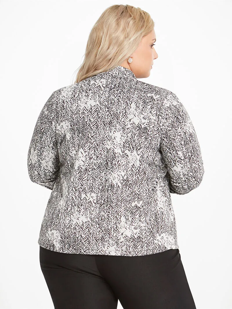 Marblelous Jacket in Grey Multi