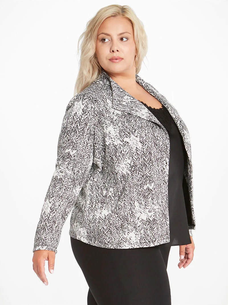 Marblelous Jacket in Grey Multi