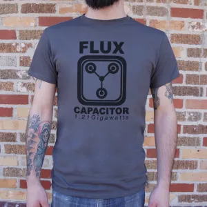 Mens Flux Capacitor 1.21 Gigawatts T-Shirt