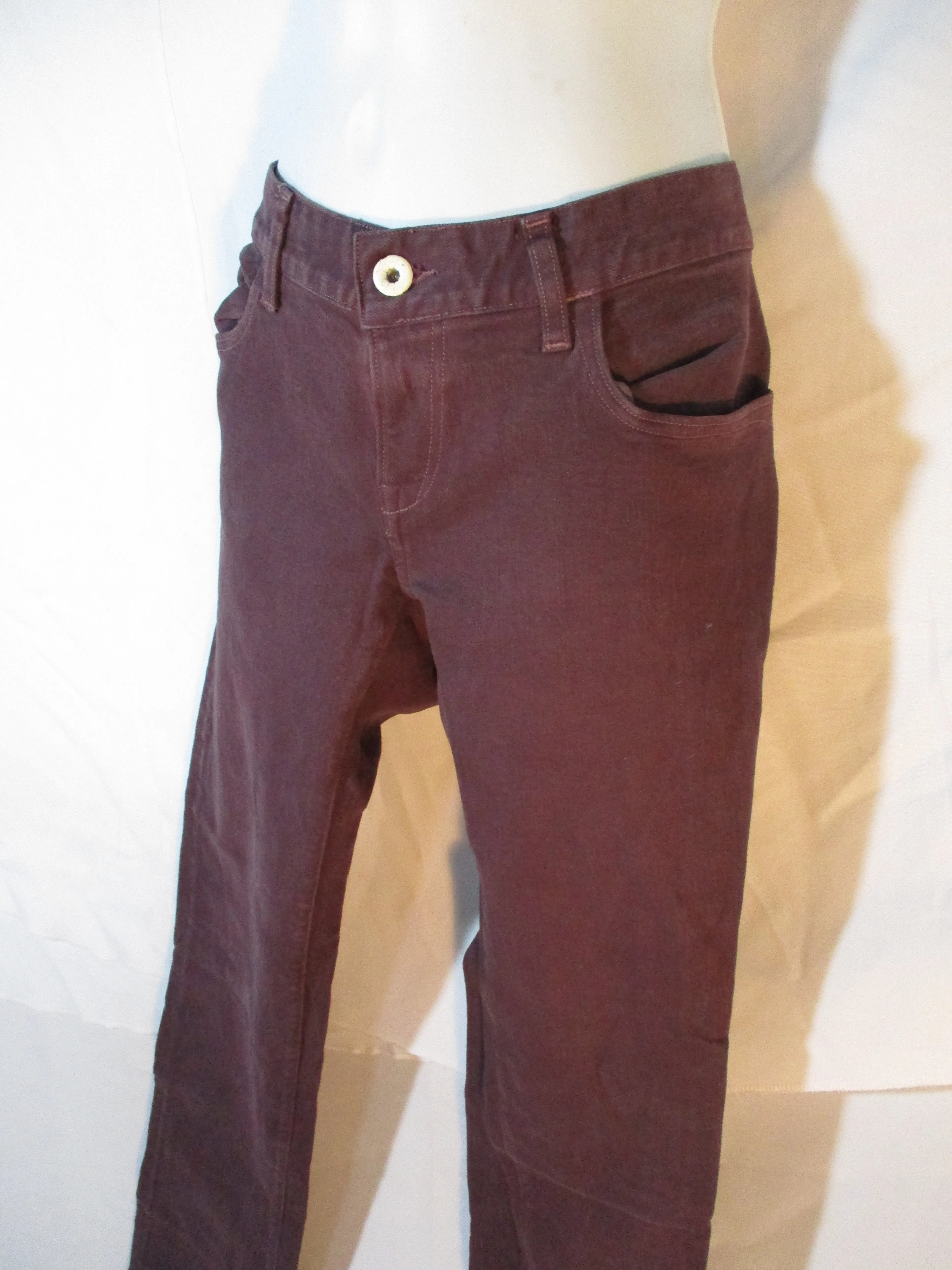 NEW LOOMSTATE PANTS FLUX Organic Cotton Denim Jeans 28 PURPLE