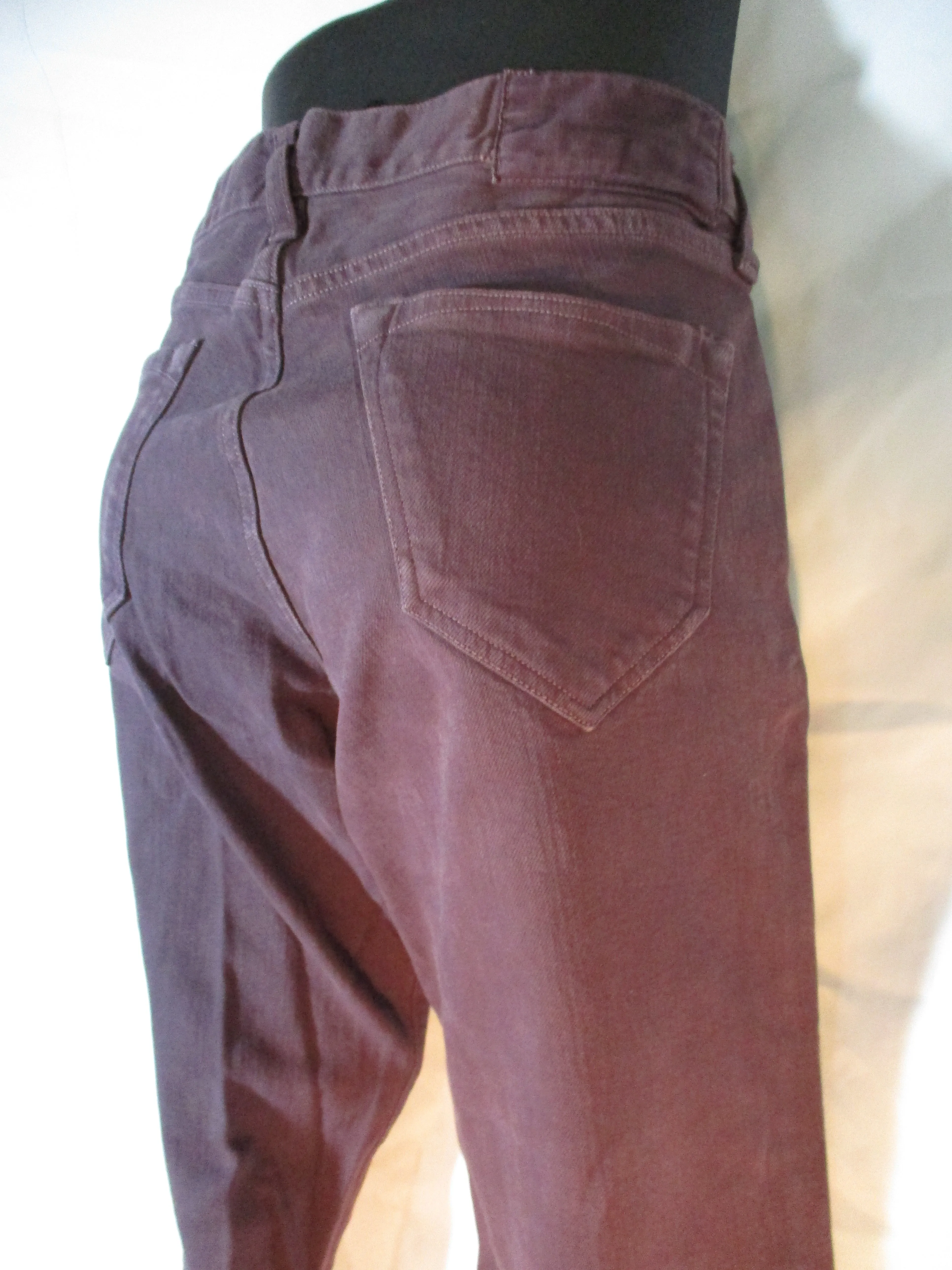 NEW LOOMSTATE PANTS FLUX Organic Cotton Denim Jeans 28 PURPLE