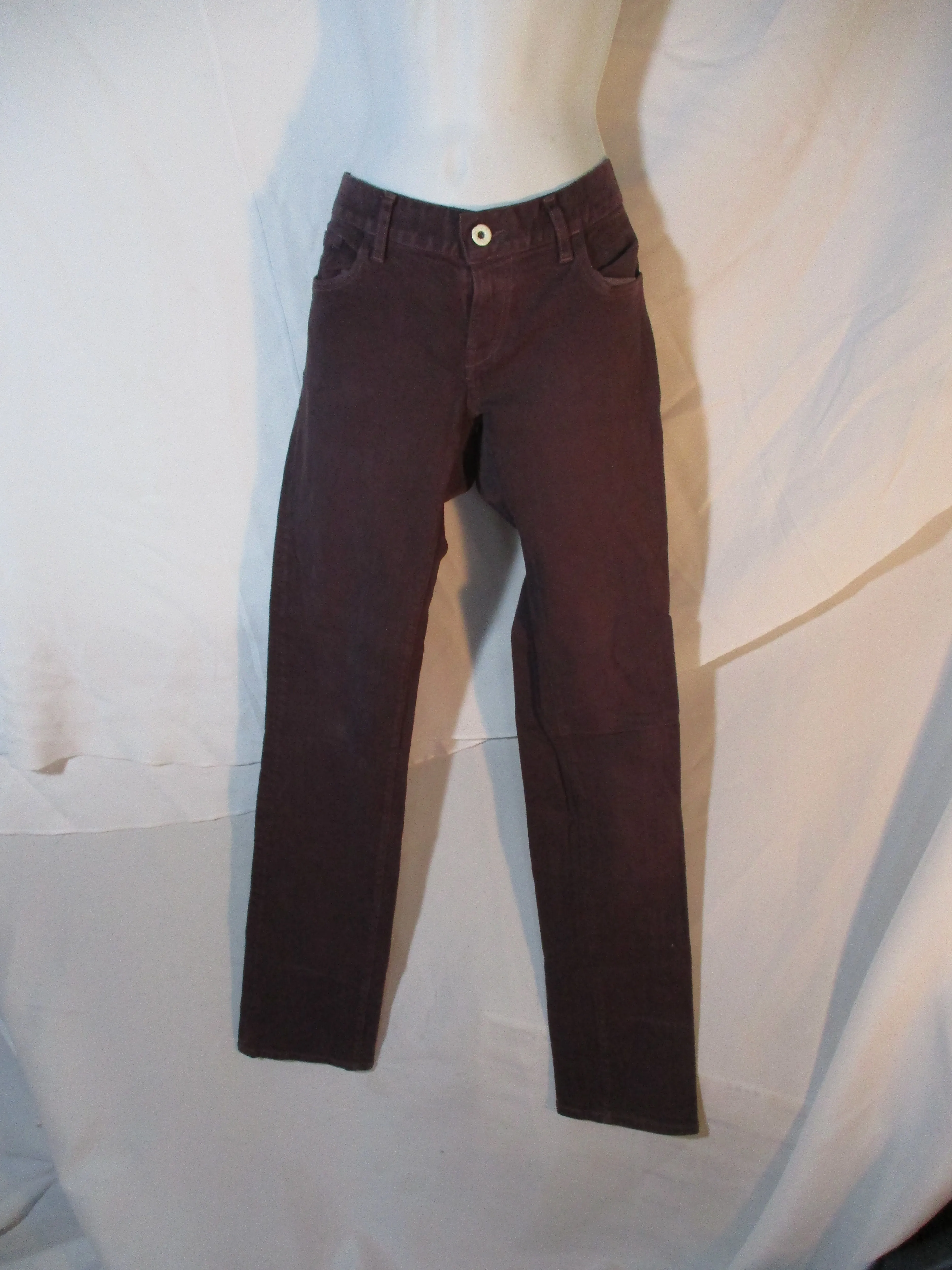 NEW LOOMSTATE PANTS FLUX Organic Cotton Denim Jeans 28 PURPLE
