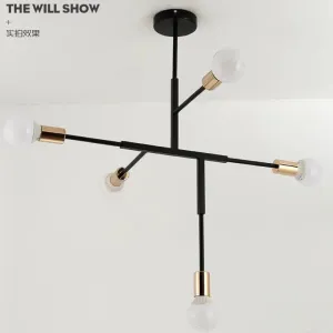 Nordic Postmodern Minimalist Fashion Lighting, Cafe Bedroom, Restaurant, Bar Hall, Creative Individual Chandelier