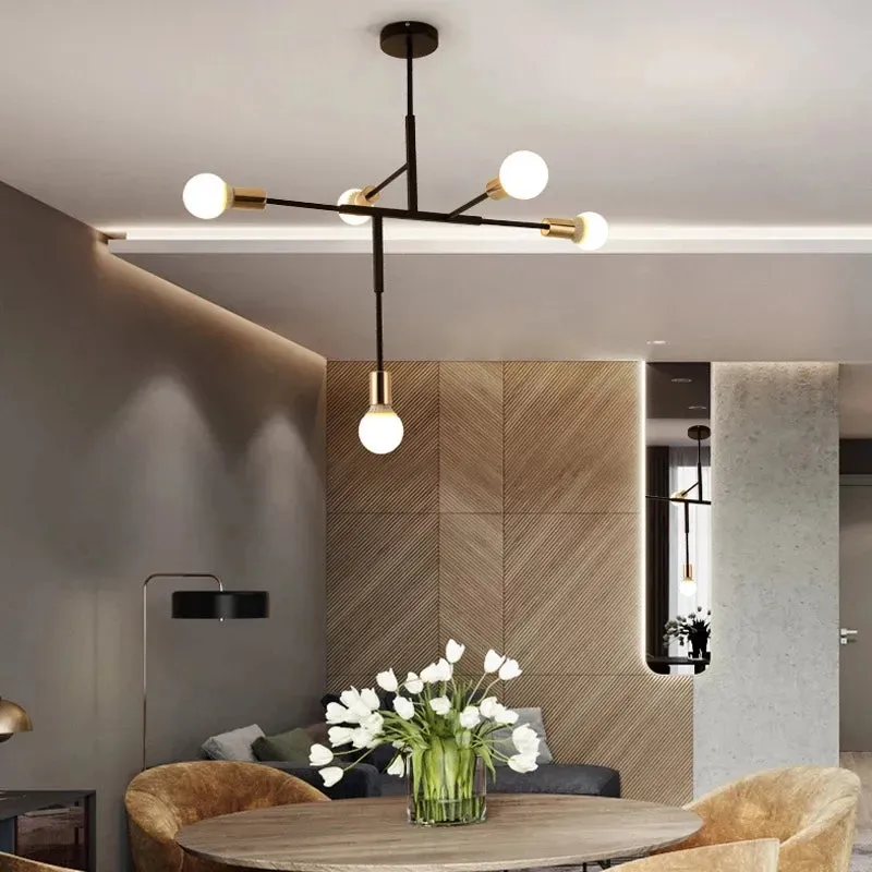 Nordic Postmodern Minimalist Fashion Lighting, Cafe Bedroom, Restaurant, Bar Hall, Creative Individual Chandelier