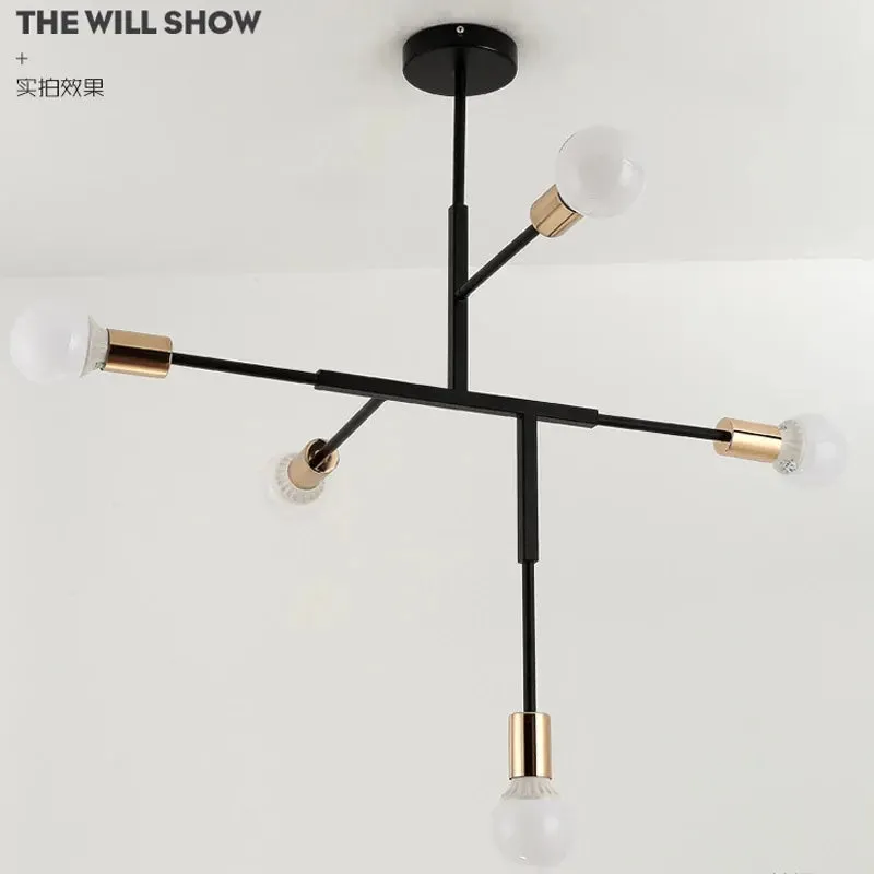 Nordic Postmodern Minimalist Fashion Lighting, Cafe Bedroom, Restaurant, Bar Hall, Creative Individual Chandelier