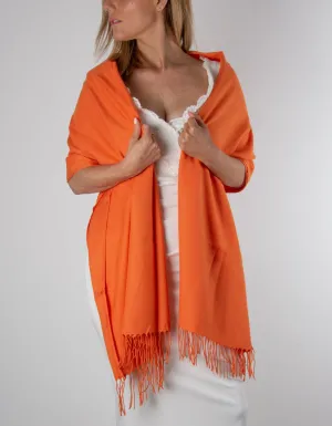Orange Wedding Pashmina