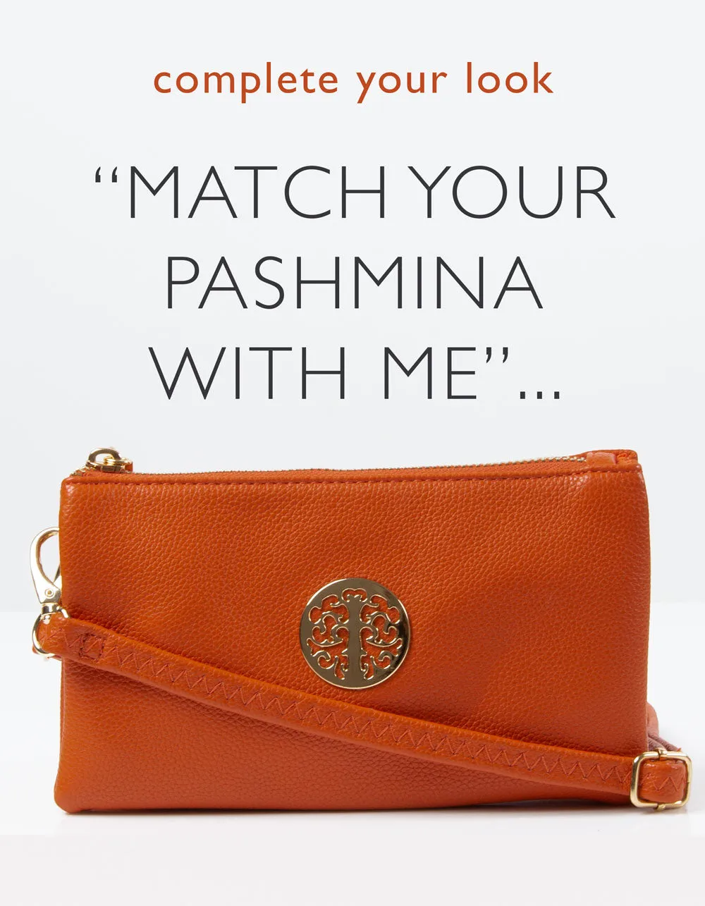 Orange Wedding Pashmina
