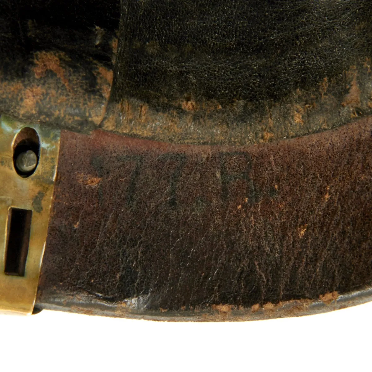 Original German WWI Saxon Model 1897 Foot Artillery Pickelhaube Kugelhelm Helmet - Dated 1912