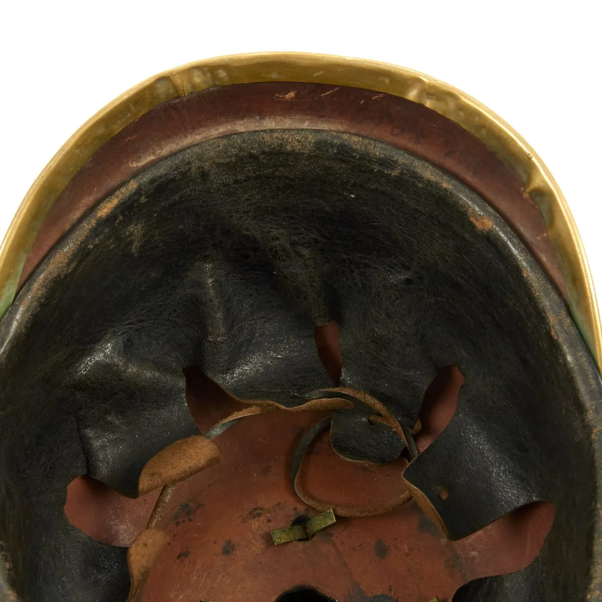 Original German WWI Saxon Model 1897 Foot Artillery Pickelhaube Kugelhelm Helmet - Dated 1912