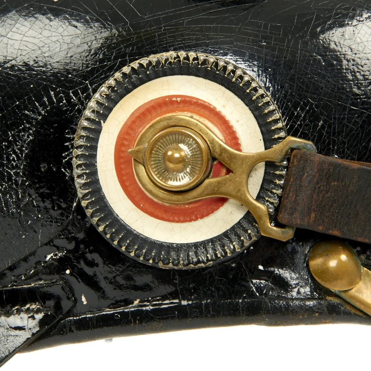 Original German WWI Saxon Model 1897 Foot Artillery Pickelhaube Kugelhelm Helmet - Dated 1912