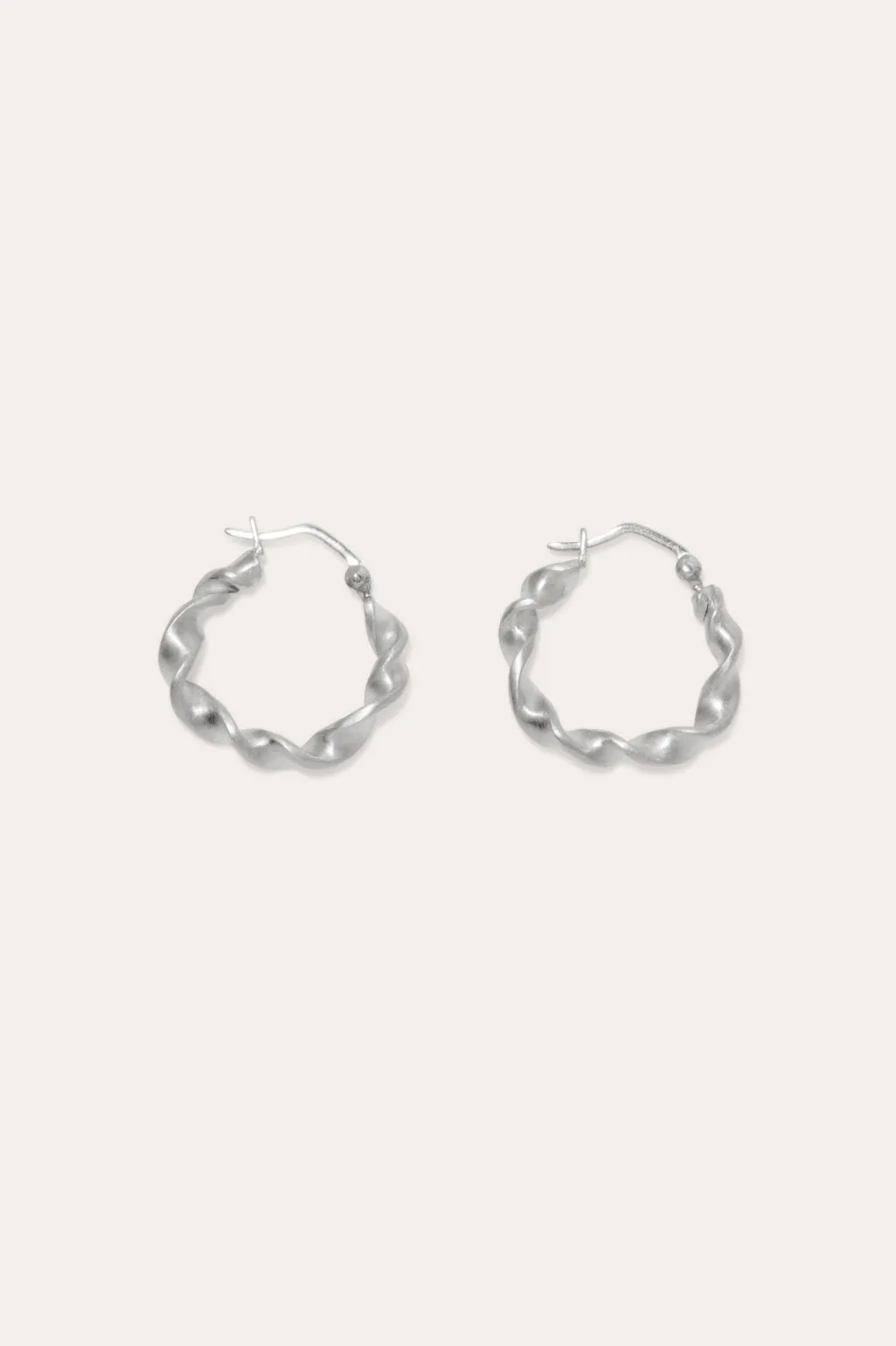 "Notsobig" Flux - Platinum Plated Earrings