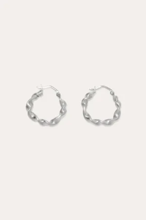 "Notsobig" Flux - Platinum Plated Earrings