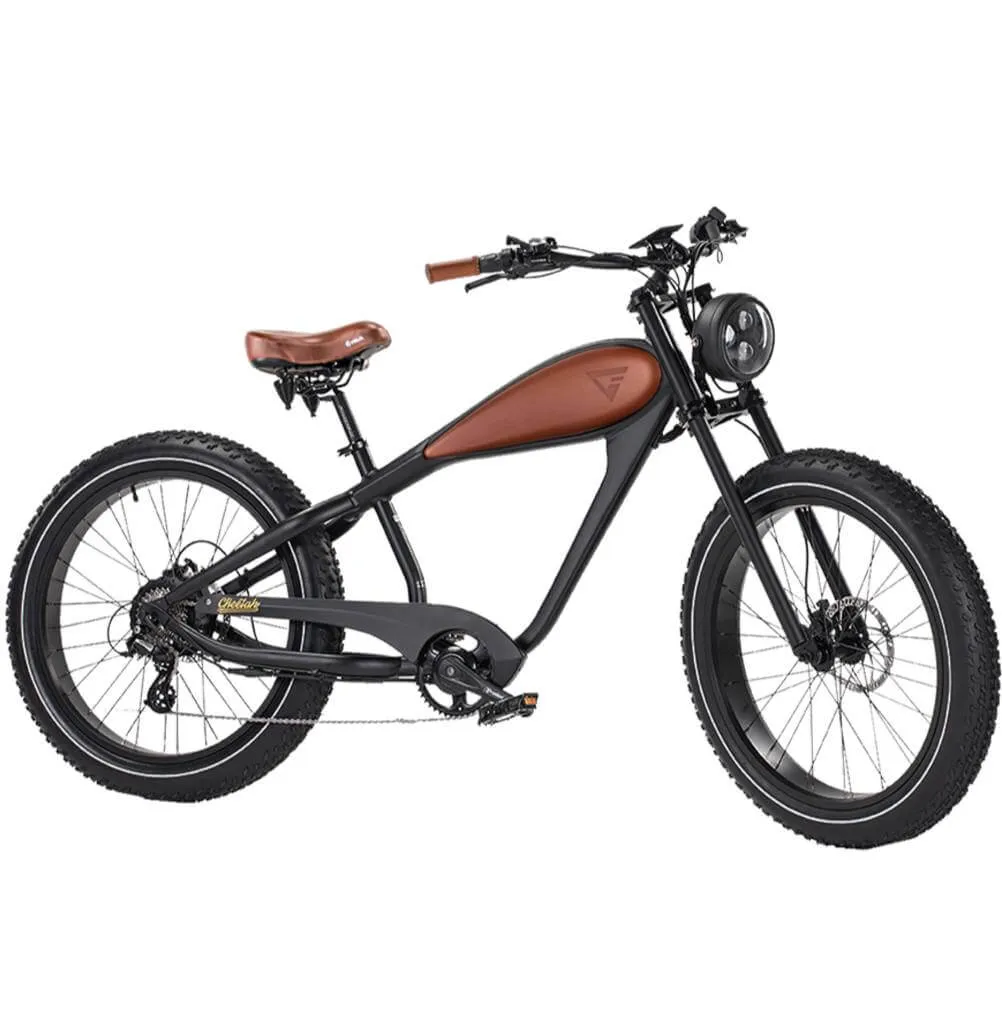 Revi Cheetah Plus Cafe Racer 48V 750W Motorcycle E-Bike