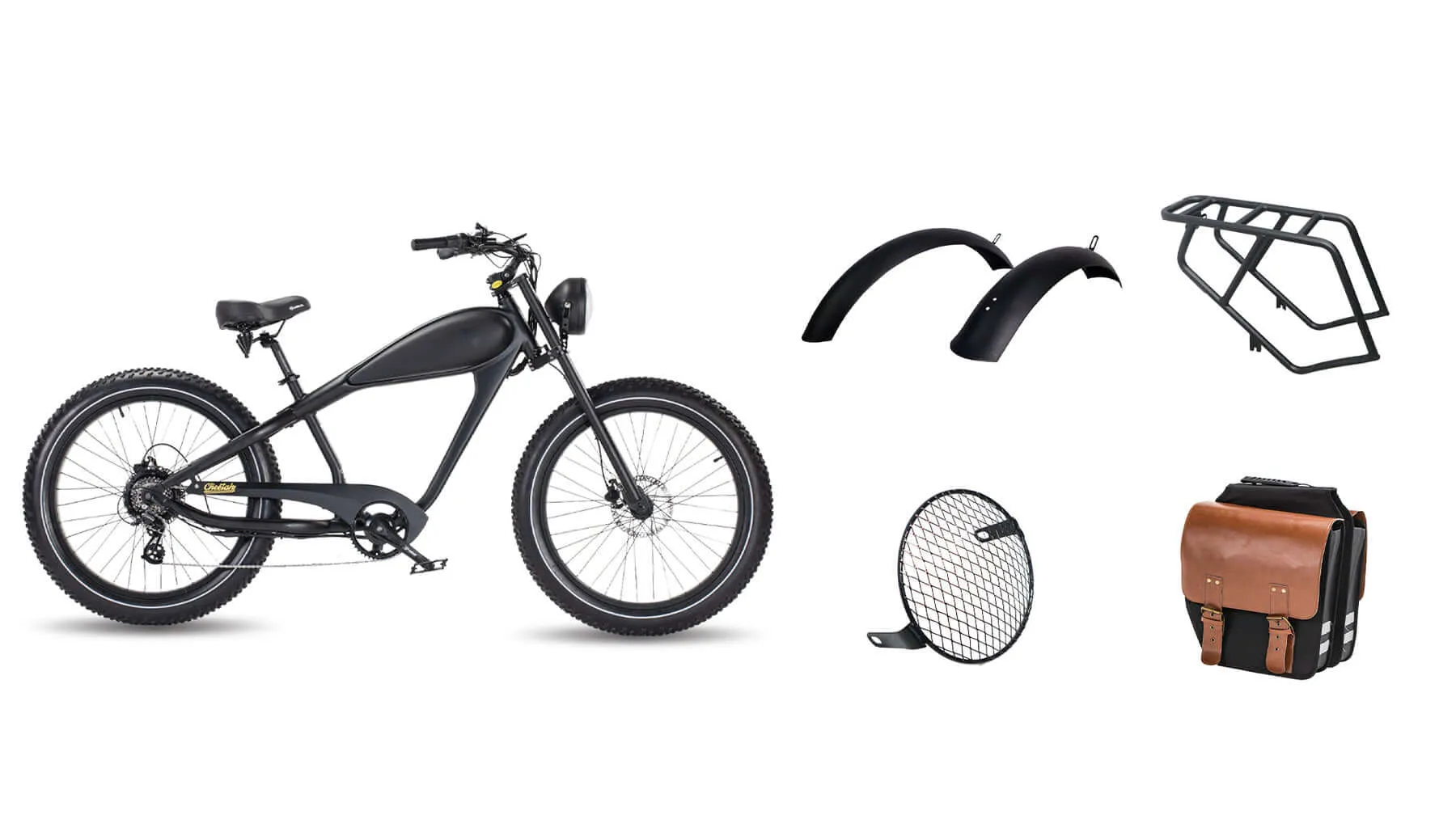 Revi Cheetah Plus Cafe Racer 48V 750W Motorcycle E-Bike