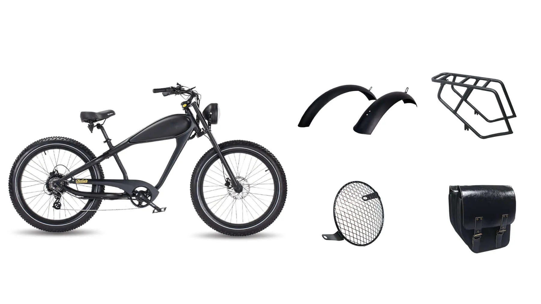 Revi Cheetah Plus Cafe Racer 48V 750W Motorcycle E-Bike