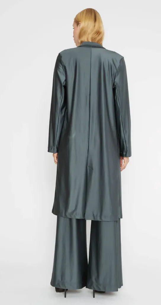 Ripley Rader Sateen Smoking Jacket Slate