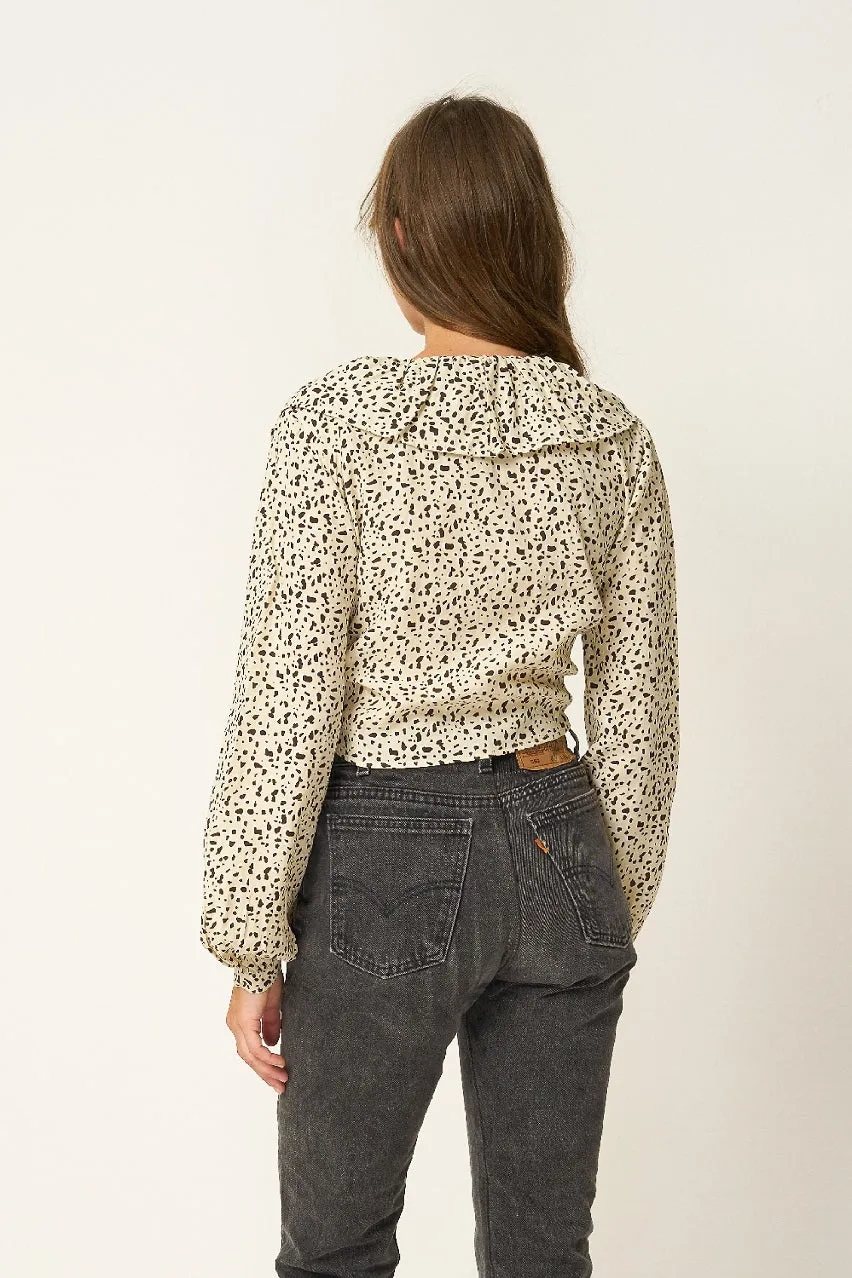 Rue Stiic CADENCE RUFFLE TIE TOP BELLAGIO
