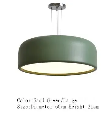 Scandinavian Pendant Lamp Hanging Dual-purpose Lamps Post-modern Minimalist Bedroom Dining Room Study Fashion LED Iron Acrylic