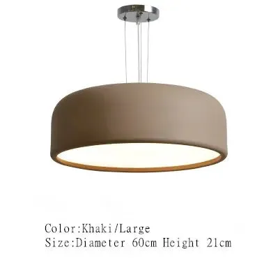 Scandinavian Pendant Lamp Hanging Dual-purpose Lamps Post-modern Minimalist Bedroom Dining Room Study Fashion LED Iron Acrylic