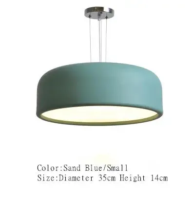 Scandinavian Pendant Lamp Hanging Dual-purpose Lamps Post-modern Minimalist Bedroom Dining Room Study Fashion LED Iron Acrylic