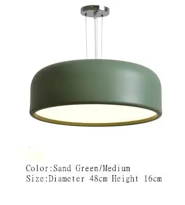 Scandinavian Pendant Lamp Hanging Dual-purpose Lamps Post-modern Minimalist Bedroom Dining Room Study Fashion LED Iron Acrylic