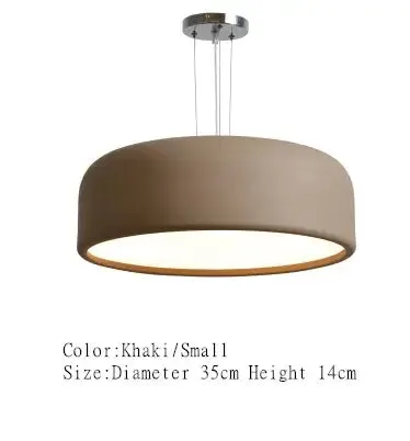 Scandinavian Pendant Lamp Hanging Dual-purpose Lamps Post-modern Minimalist Bedroom Dining Room Study Fashion LED Iron Acrylic