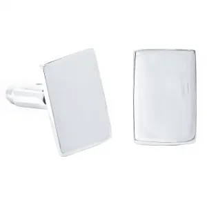 Sterling Silver Rectangular Cufflinks