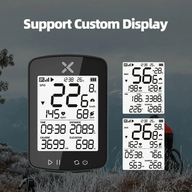 XOSS G2 Plus Bike Computer Wireless Cycling Speedometer Bicycle GPS Odometer Road Bike MTB IPX7 Waterproof Bluetooth ANT 
