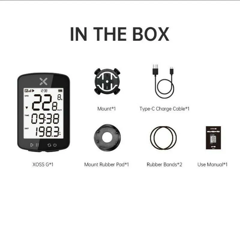XOSS G2 Plus Bike Computer Wireless Cycling Speedometer Bicycle GPS Odometer Road Bike MTB IPX7 Waterproof Bluetooth ANT 