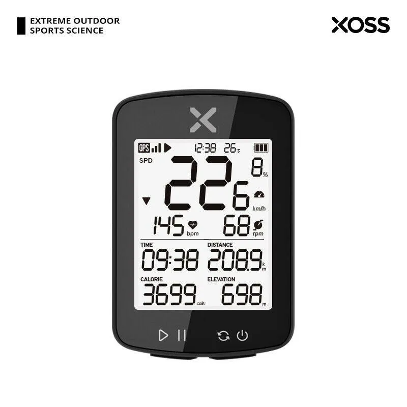 XOSS G2 Plus Bike Computer Wireless Cycling Speedometer Bicycle GPS Odometer Road Bike MTB IPX7 Waterproof Bluetooth ANT 