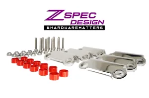 ZSPEC Polished Stainless Coil Brackets Kit (no Z), 90-99 Nissan Z32 300zx